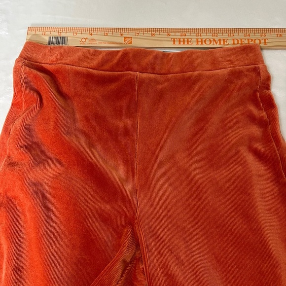 ARIZONA JEAN CO Junior Pants High Rise Flare Soft Corduroy Orange Size Large NWT - Picture 8 of 8
